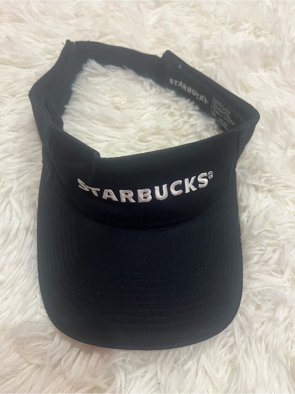 Starbucks Black Visor Adjustable Hat Barista
